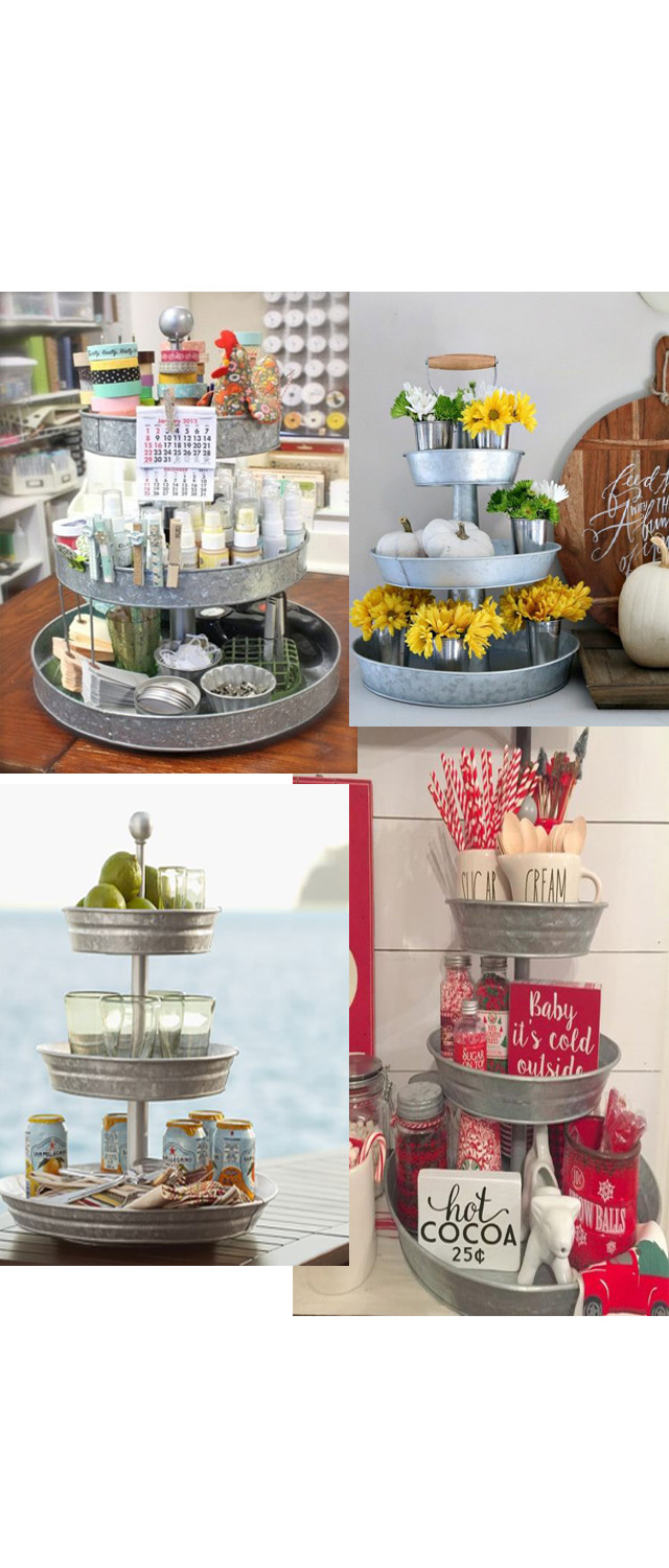 Get the best use out of your 3 tiered trays