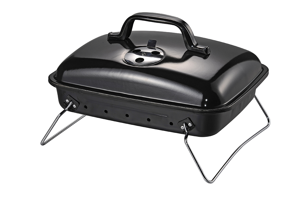 Steel with Enamel Outdoor  use 13 inch portable charcoal grill