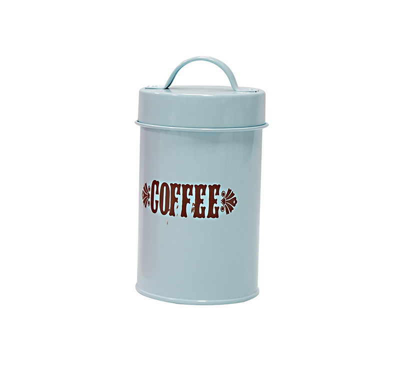 Galvanize steel kitchen storage canisters for coffee