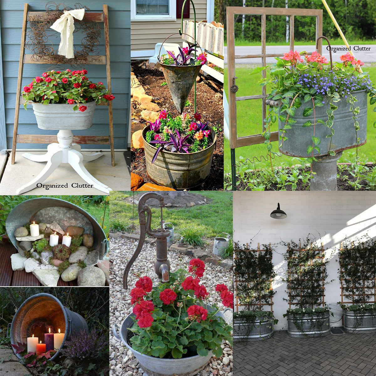 Today we prepare great ideas for you how to use galvanized tubs in your garden