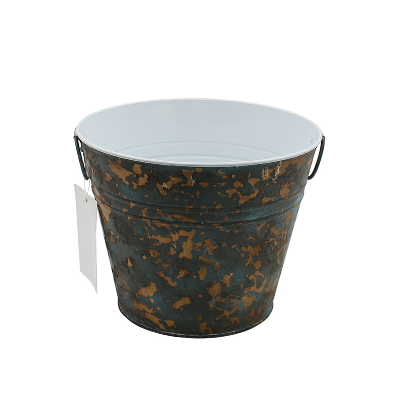Farmhouse Kitchen Rustic French Bucket For Decoration