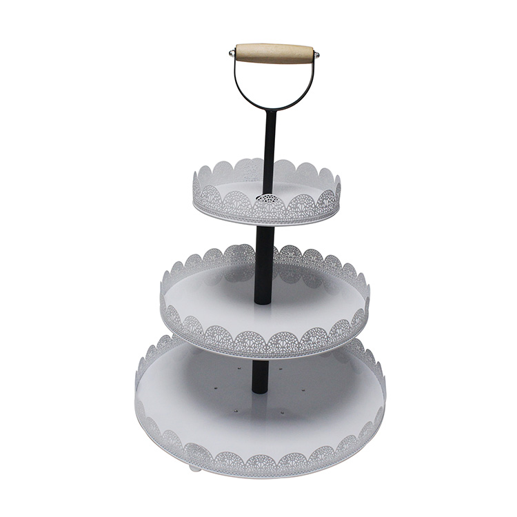 Tabletop 3 Tier metal Cupcake Stand For Wedding Party Baby Shower 