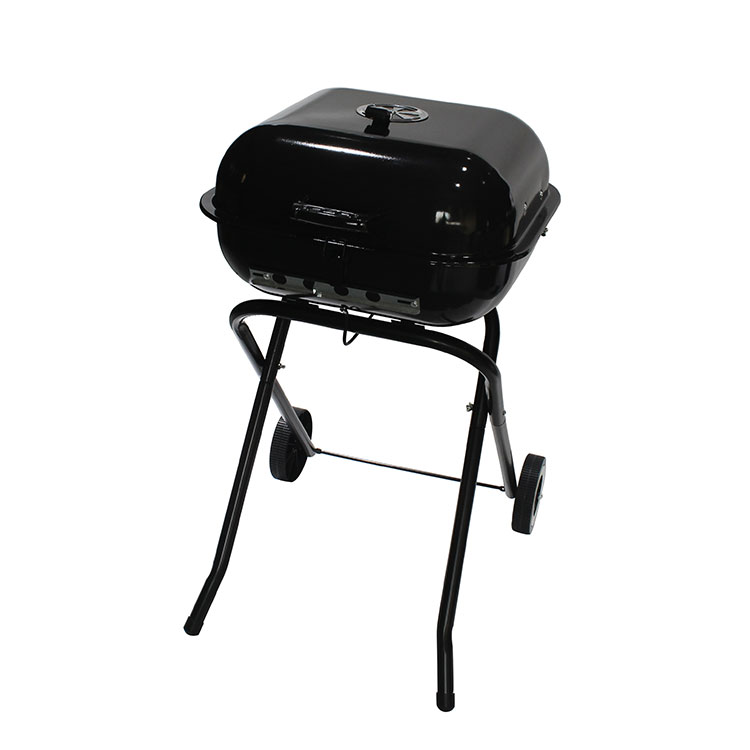 Heat Control Camping Patio Backyard Picnic Outdoor Portable Barbecue Charcoal Grill with Stand