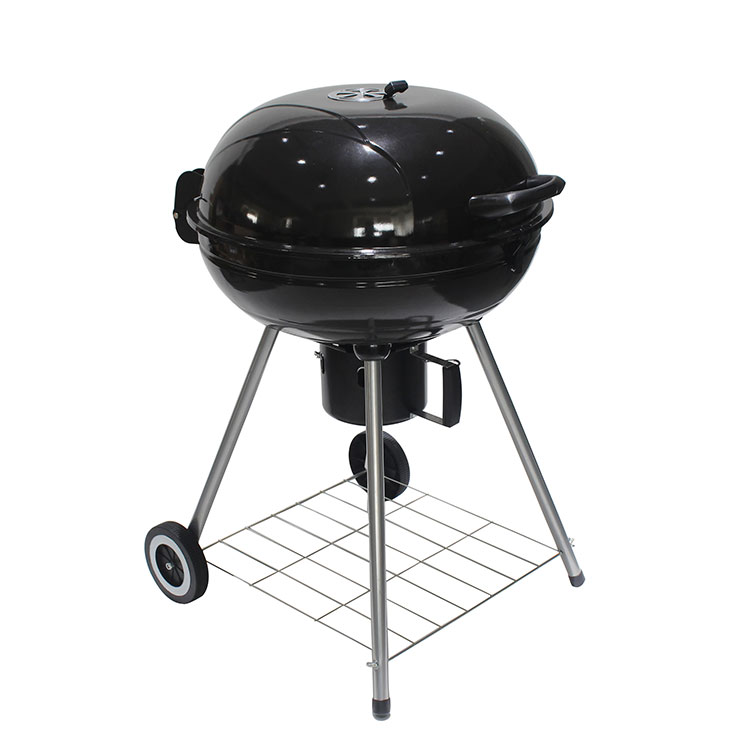 Enamel outer coating 22.3 inch round Large capacity Outdoor Portable Charcoal Bar