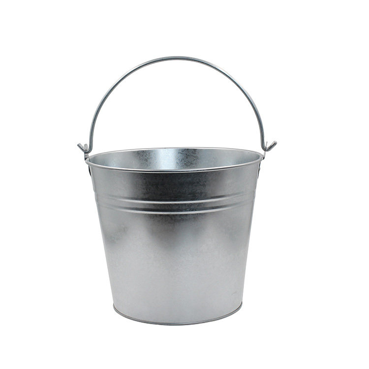 Factory Supplies 12L Galvanized Steel Buckets with Handle