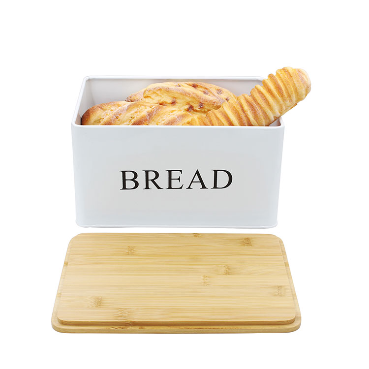 Best white metal large bread box For Kitchen Counter organization and storage