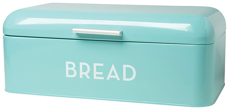 Home Basics Metal Bread Box with Lid