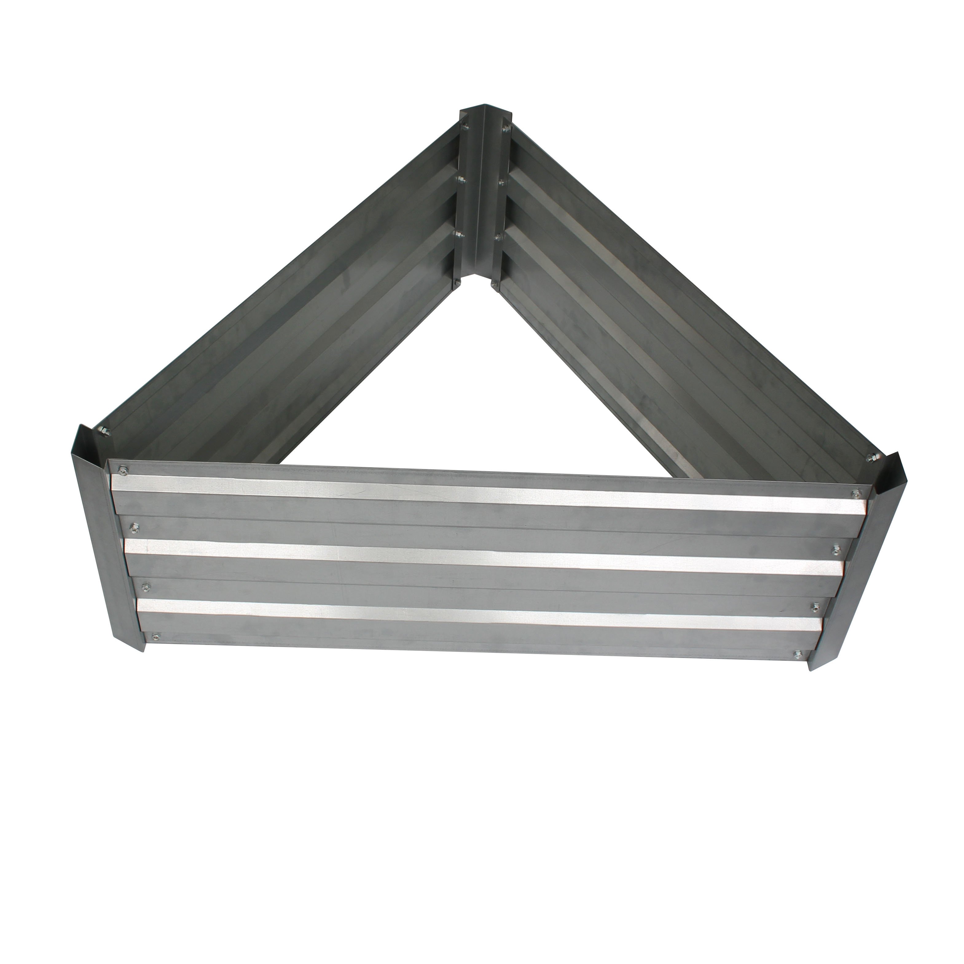 Galvanized steel earthmark raised garden beds