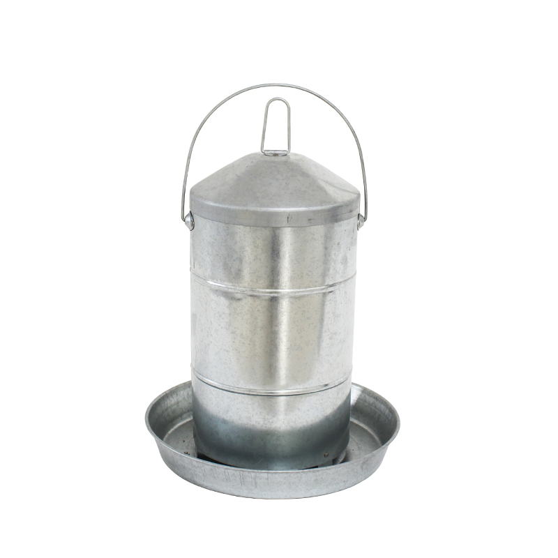 12KGS Double Wall Metal Poultry Drinker Waterer