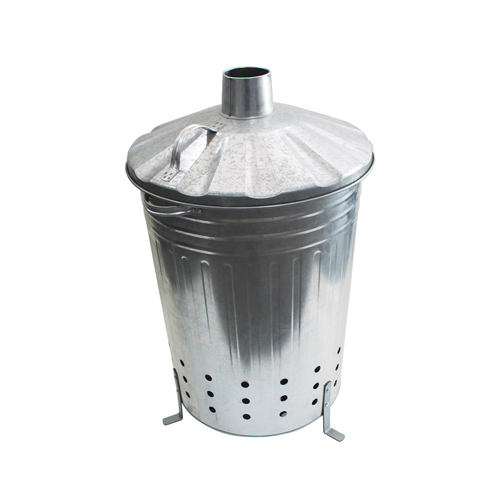 fire bin galvanized incinerator - Household garden portable