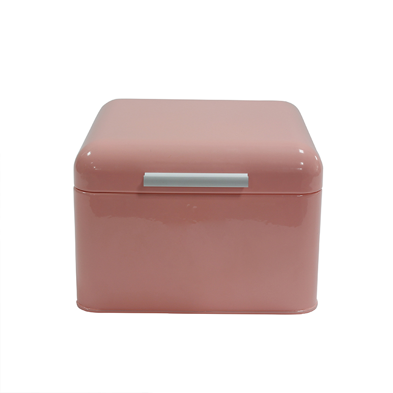 Pink Housewares Metal First Aid Medicine Storage Box