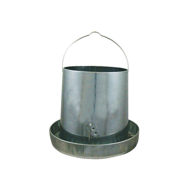 15lb Galvanized Metal Chicken Feeder