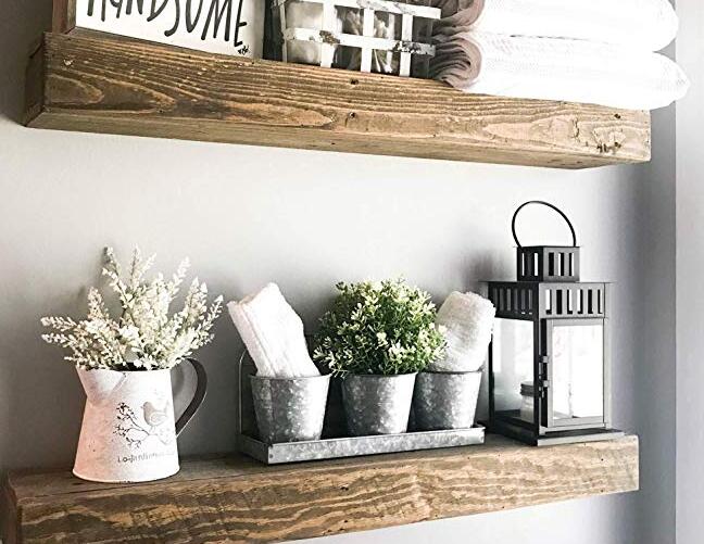 Galvanized Planter and Tray Set with Hanging Feature | Vintage Farmhouse Style Windowsill Planter