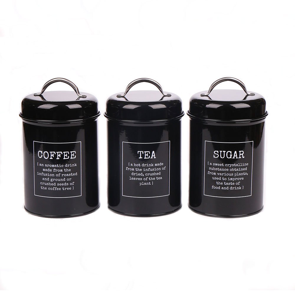 Novelty tea coffee sugar jars sale