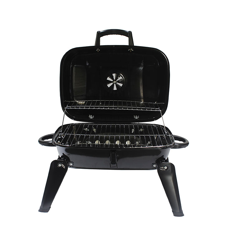 Outsunny Portable Tabletop Charcoal Grill BBQ Camping Picnic