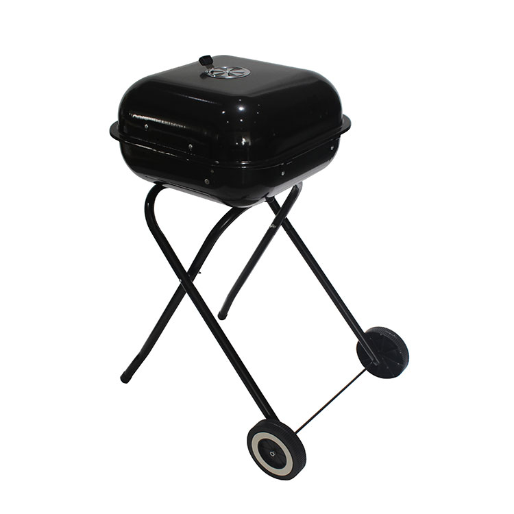 18.5 inch square Camping Hiking Picnics Tailgating Cooking Tools Folding Portable Outdoor bbq grill 