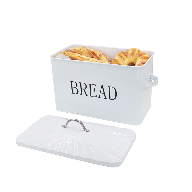 Fits all your bread to save kitchen counter space while keeping your bread, pastries, cookies, donuts, bagels & hot dog buns fresh and organized. Our bread box is designed with a stylish, classic look to fit any kitchen decor