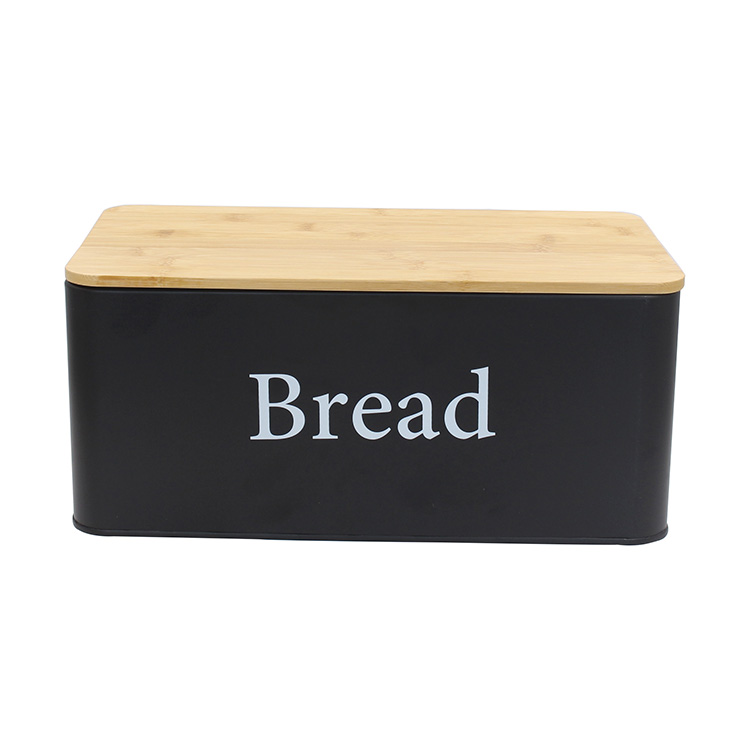 Vintage Kitchen Bread Box with Bamboo Lid,Bread holder for Kitchen Counter