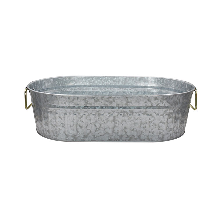Galvanized Ice Bucket Beverage Tub for Parties Events and Home Decor