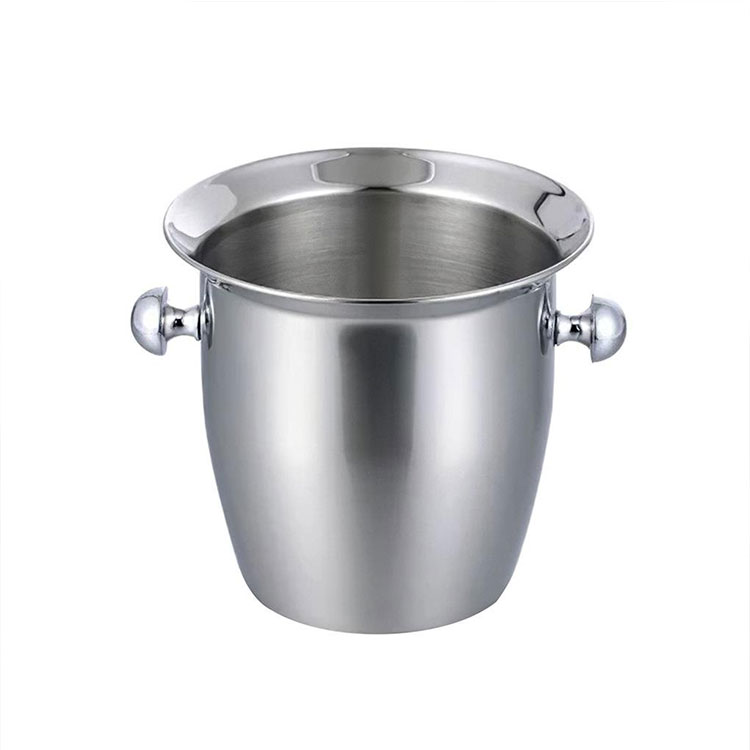 Silver Stainless Steel Beer Wine Barrel Cooler Champagne Ice Bucket for Home bar 