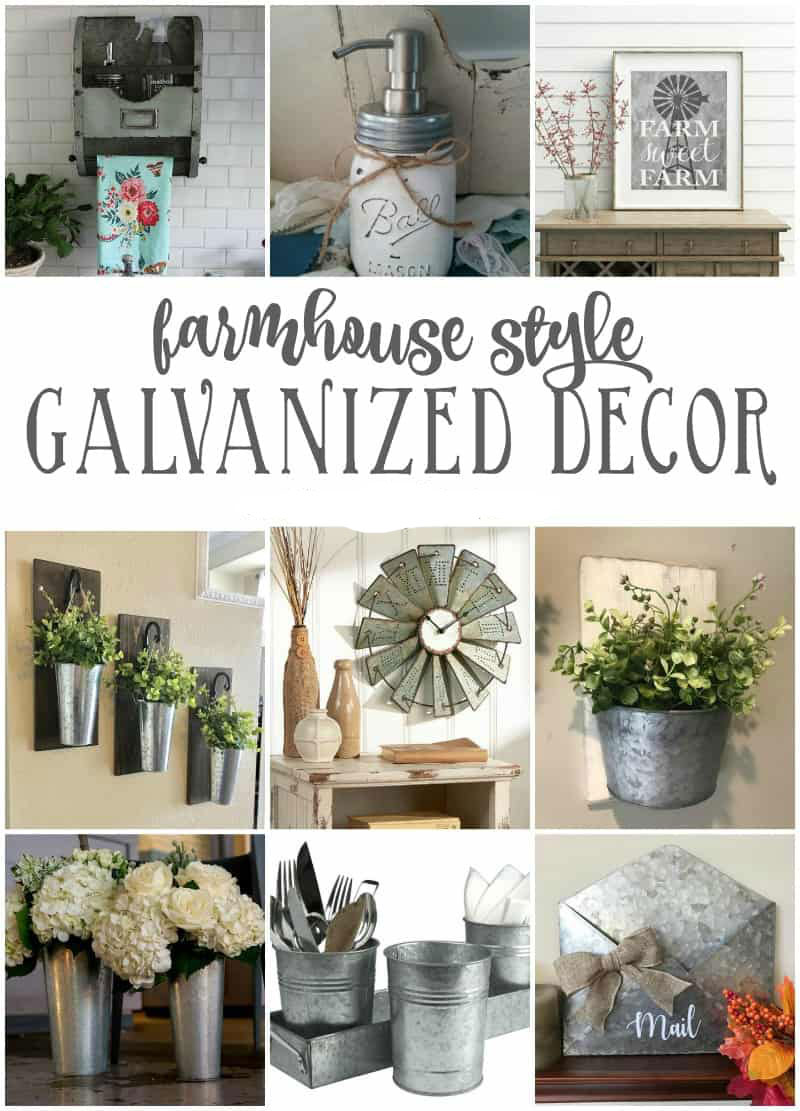 Galvanized Metal Decor Ideas For A Rustic Farmhouse Touch