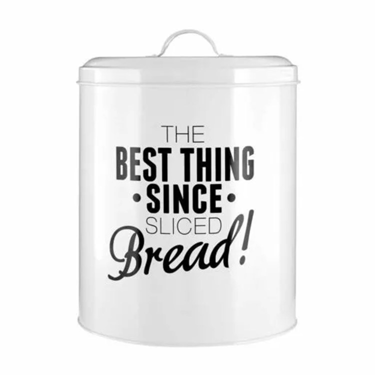 Metal Powder Paint Bread Bin Bread Storage Container Box for Kitchen Counters