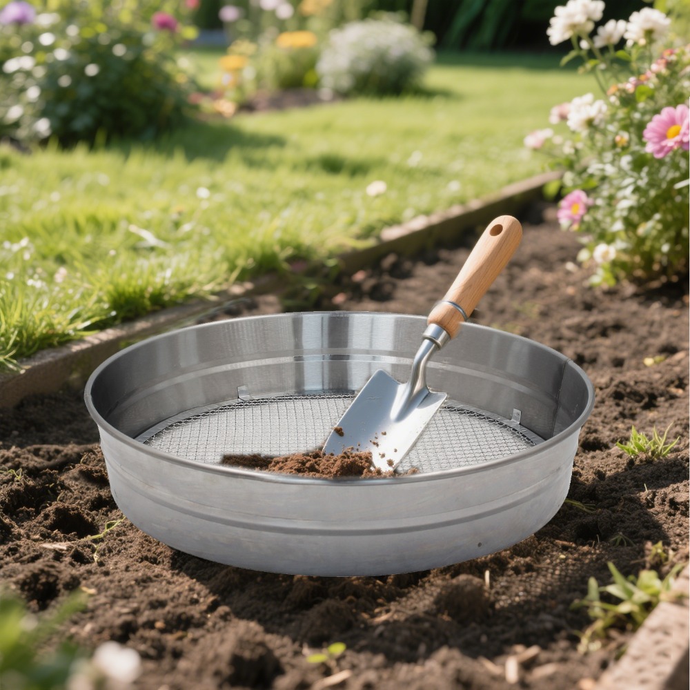Metal Garden Sieve: The Ultimate Tool for Soil Sifting, Compost Screening & Garden Prep
