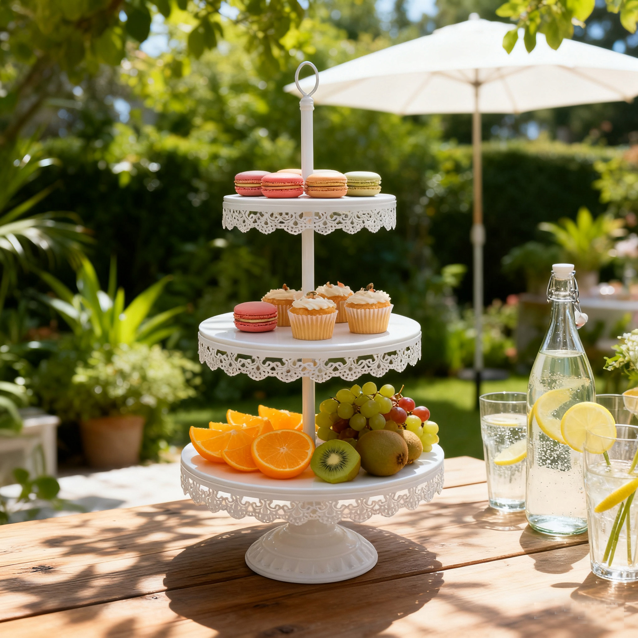 Elevate Every Occasion: The Elegance of the 3‑Tier Metal Cake Stand
