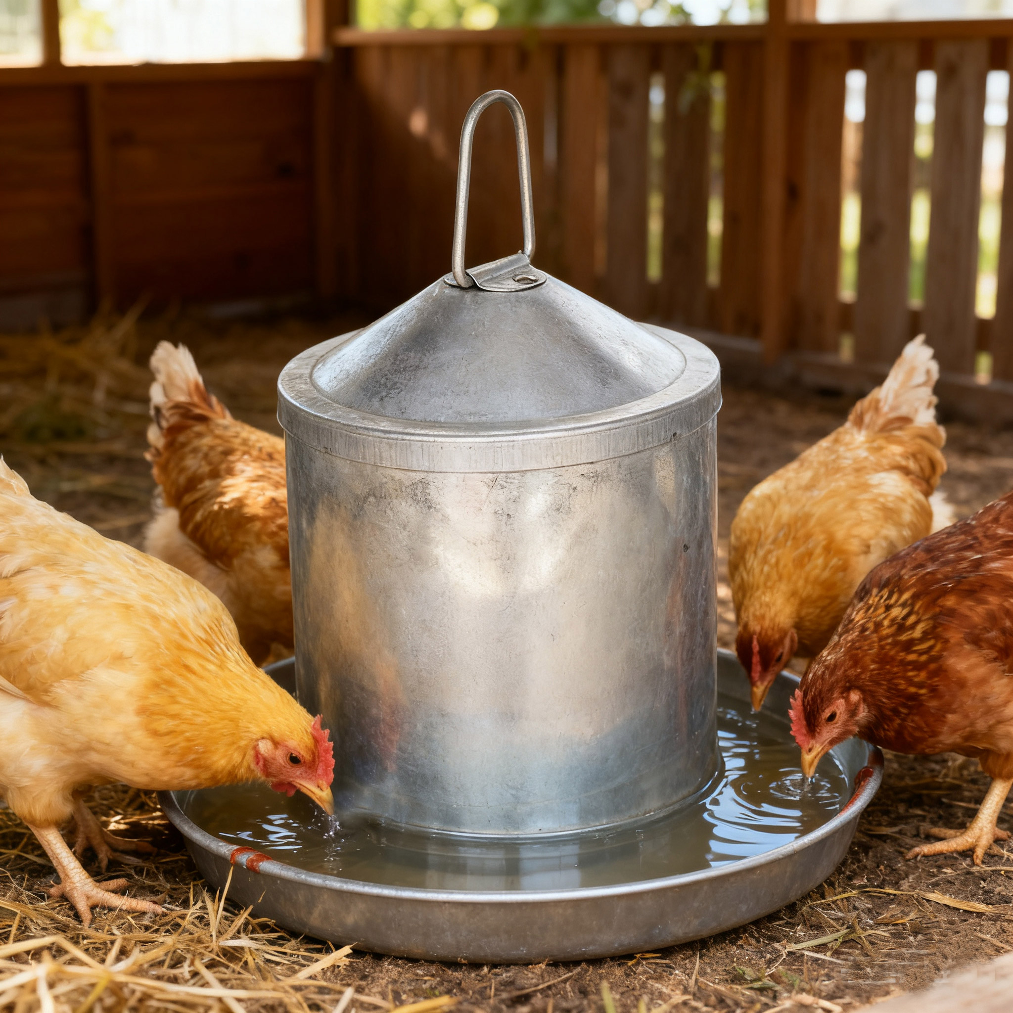 Keep Your Flock Hydrated: The Benefits of Galvanized Metal Poultry Waterers