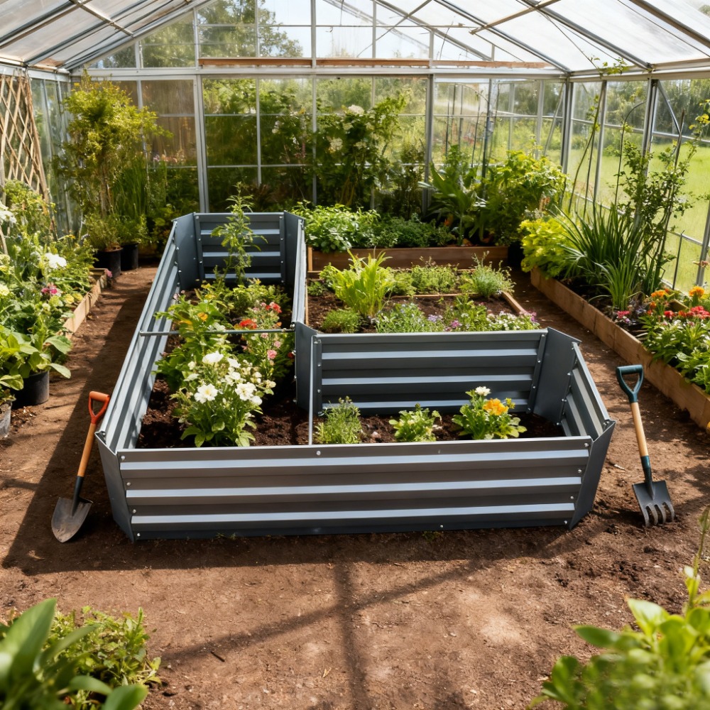 L‑Shaped Galvanized Raised Garden Bed: The Perfect Choice for Functional, Durable & Stylish Gardening