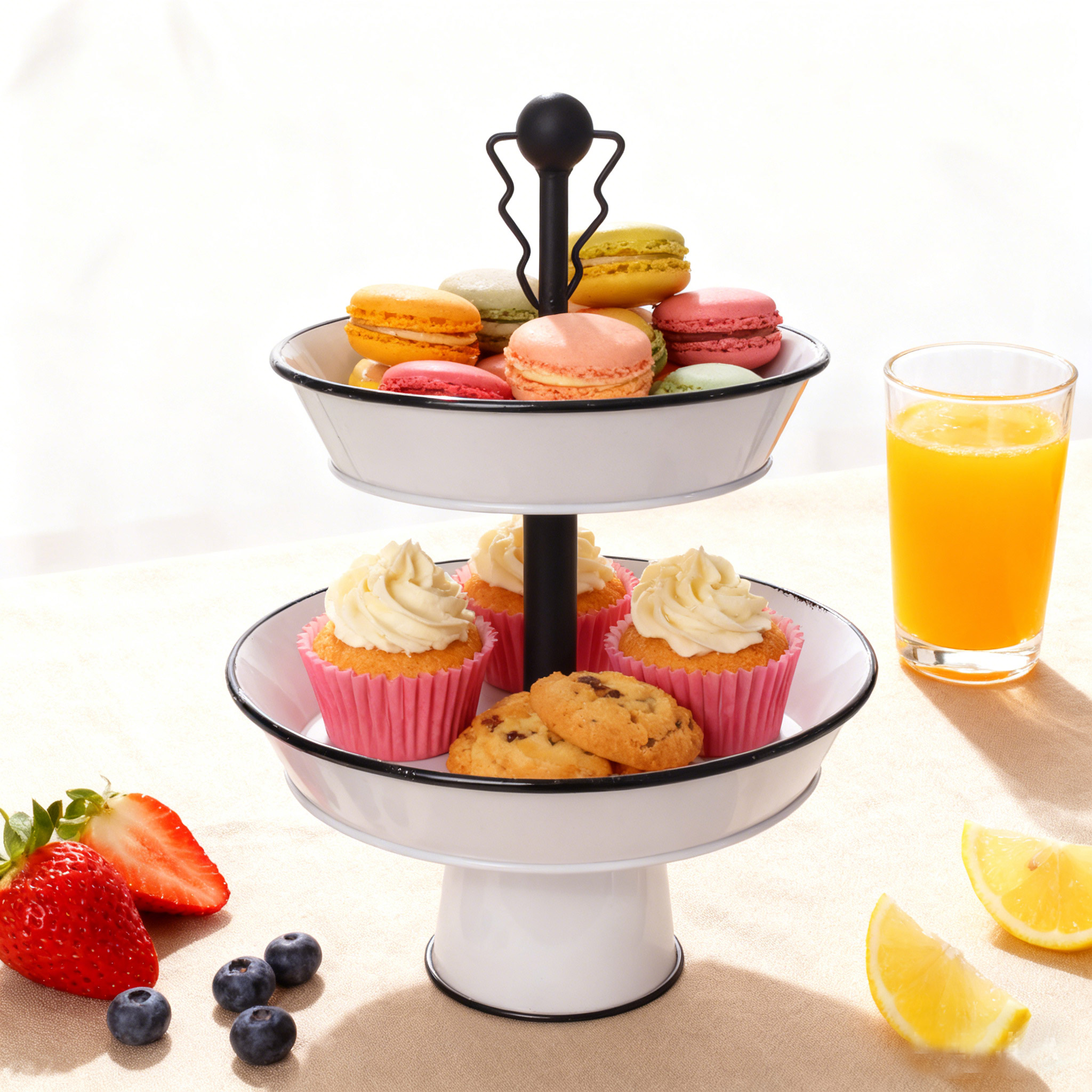  The Elegance of Simplicity: Why a 2-Tier Enamel Cake Stand Should Be in Every Home