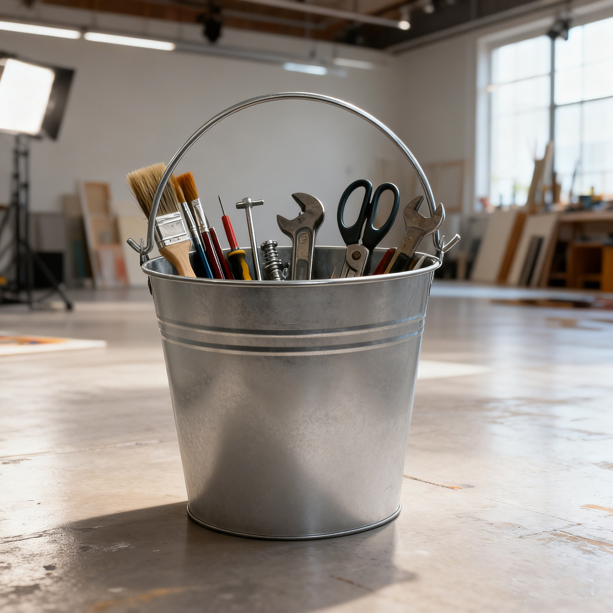 12L Galvanized Metal Bucket: The Rust-Resistant, Multi-Purpose Essential for Your Home & Garden