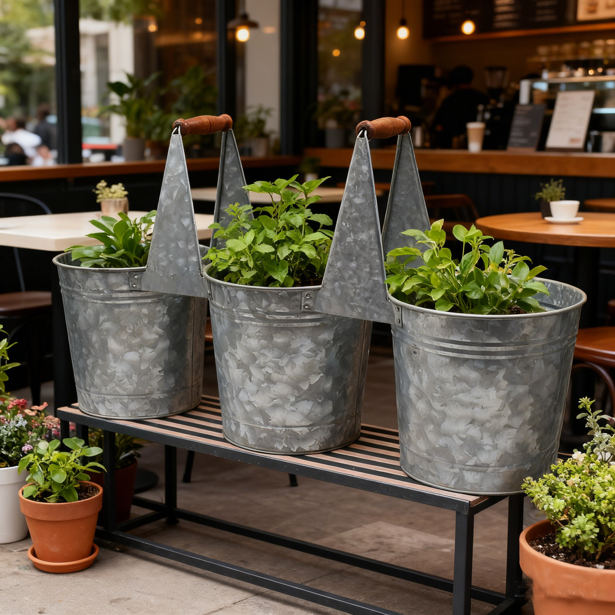 The Timeless Charm of Galvanized Metal Flower Pots: Rustic Design Meets Modern Living
