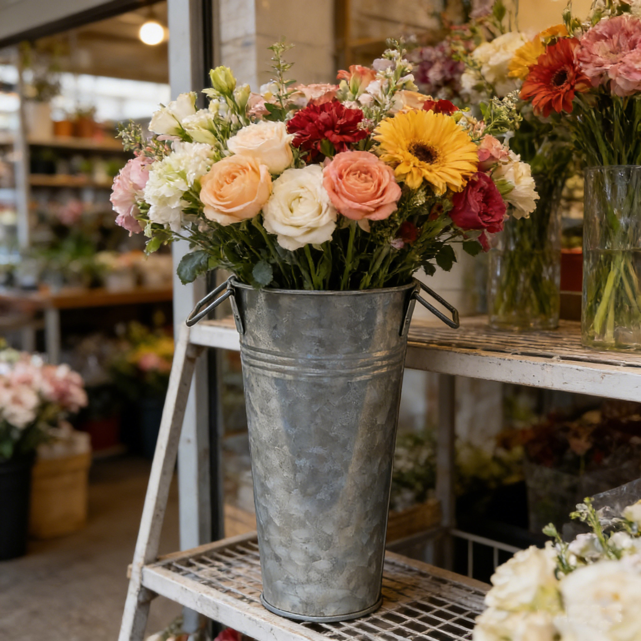 The Timeless Appeal of Galvanized Metal Flower Buckets: A Perfect Blend of Vintage Charm and Modern Utility
