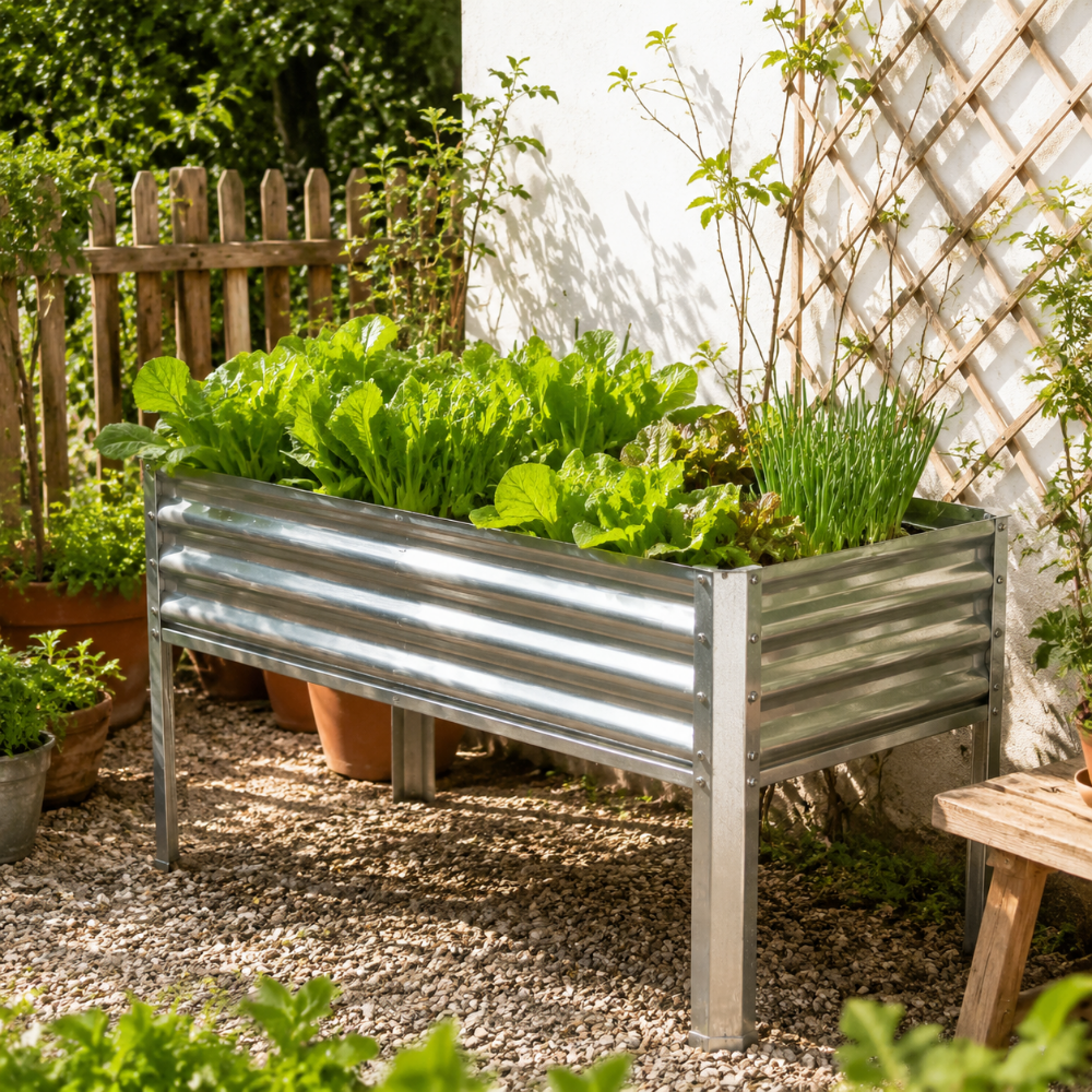 The Charm and Advantages of Elevated Galvanized Raised Garden Beds