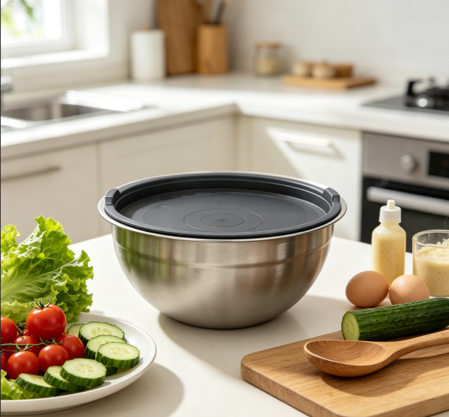 Buyer’s Handbook: Select Lidded Stainless Steel Mixing Bowl to Streamline Every Step of Meal Prep & Refrigeration Storage