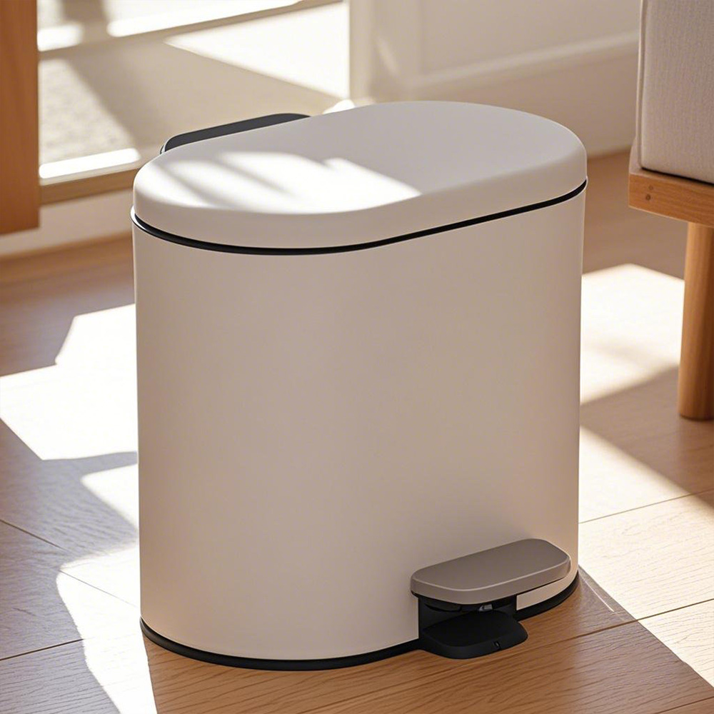 Soft Minimalism for Modern Homes: Why Cream Oval Pedal Bins Are The New Favorite Household Essential