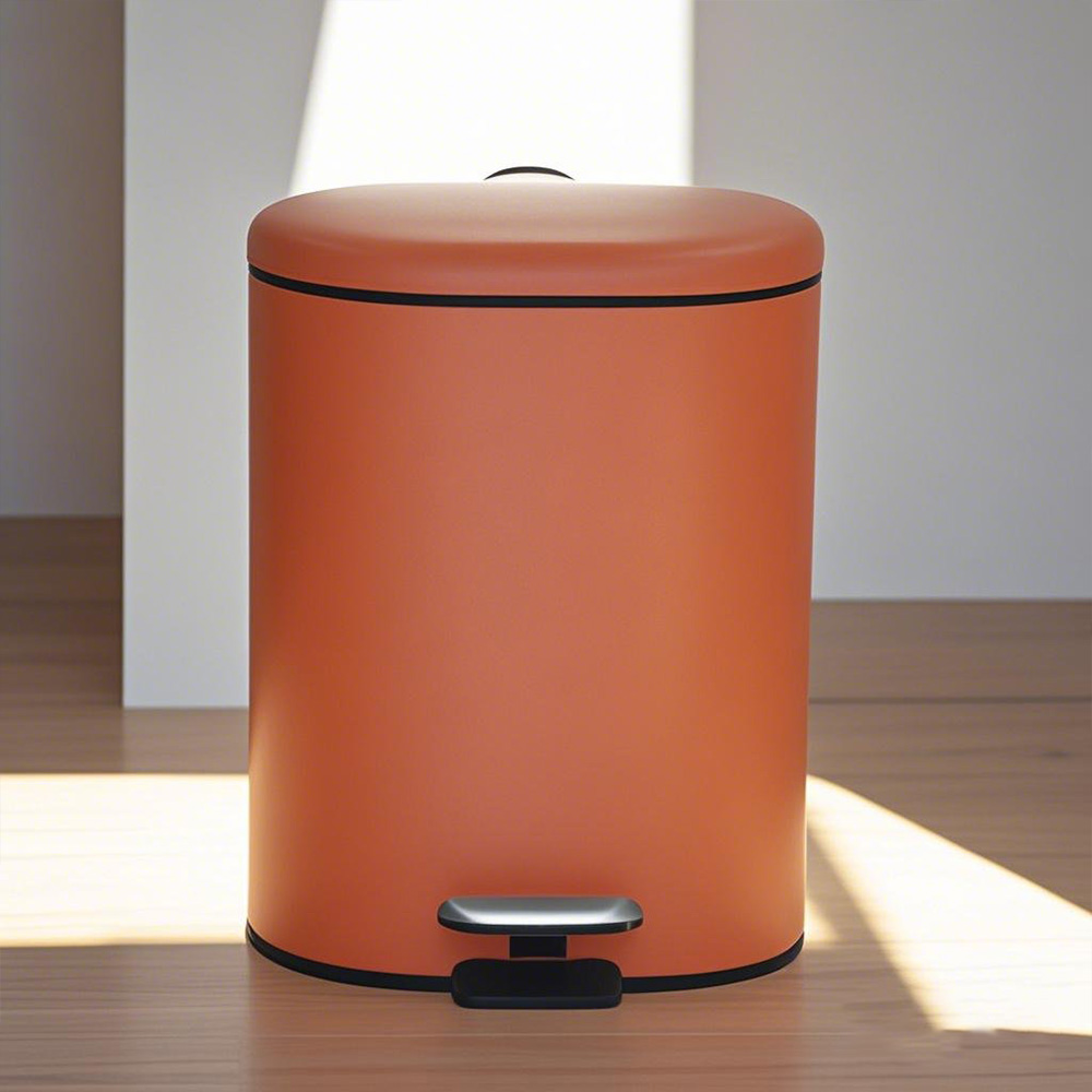 Bold Warm Tones for Stylish Living: Why Terracotta Orange Pedal Bins Add Personality to Modern Homes