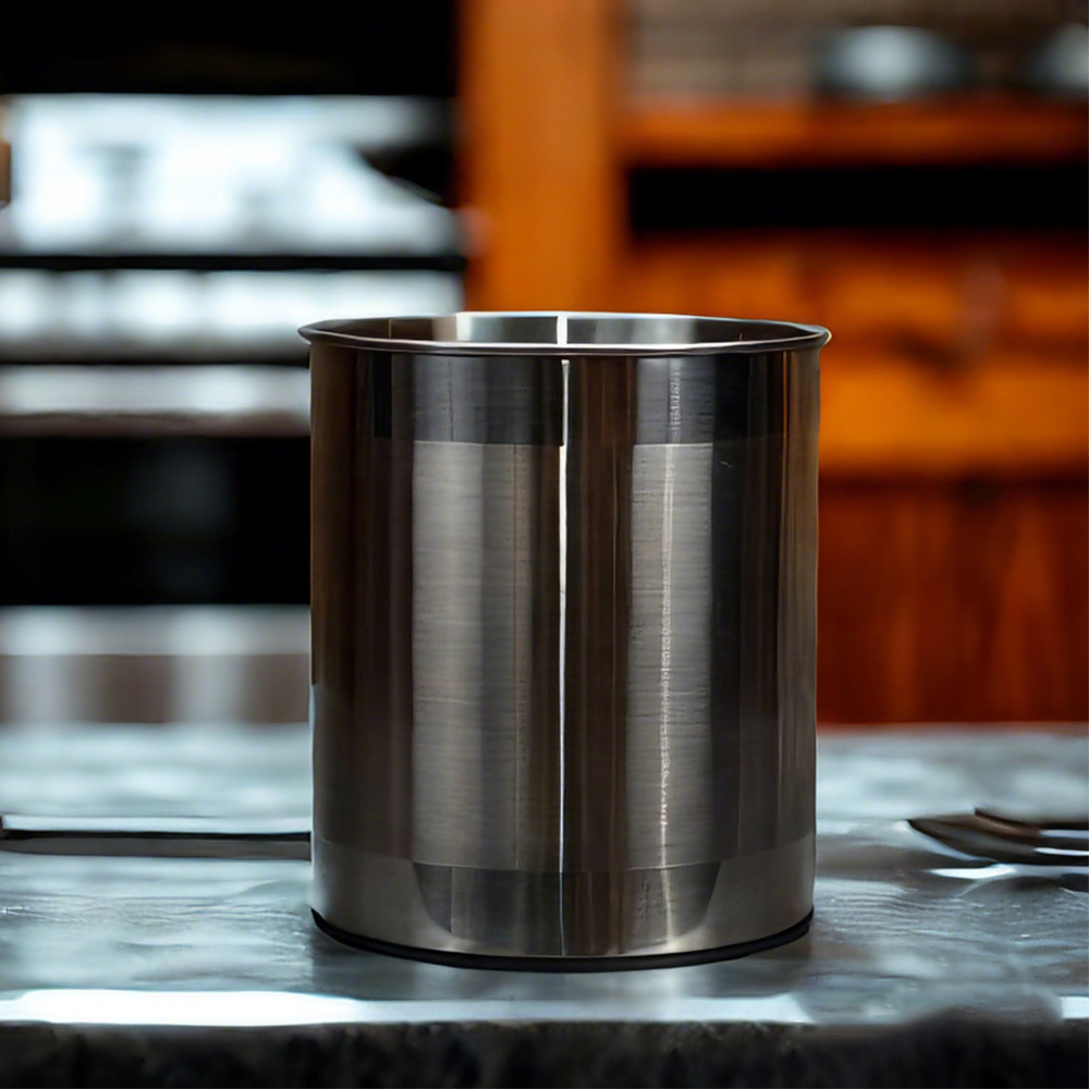 Streamline Kitchen Countertops: Why Brushed Stainless Steel Utensil Holders Are Essential for Modern Cooking Spaces